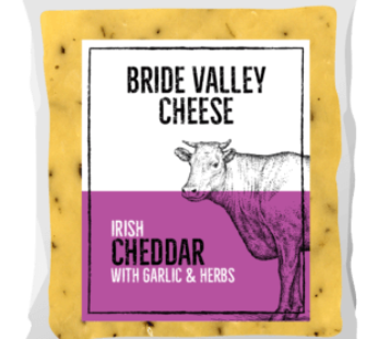 Knockanore Bride Valley Garlic and Herb Cheese 120g