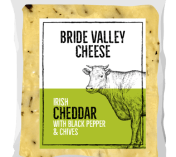Knockanore Bride Valley Black Pepper and Chives 120g