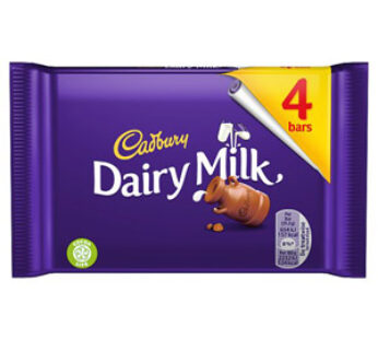 Cadbury Dairy Milk 4pk 109g
