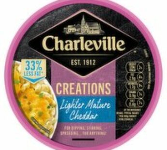 Charleville Creations Spreadable Cheese Lighter Mature Cheddar 125g