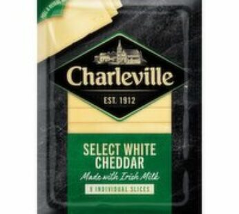 Charleville Select White Cheddar 8 Slices 160g