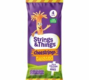 Strings and Things Cheestrings Twisted 4 x 20g (80g)