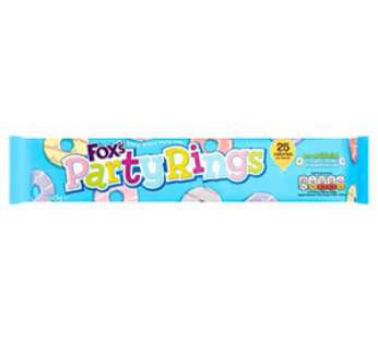Foxs Party Rings 125g