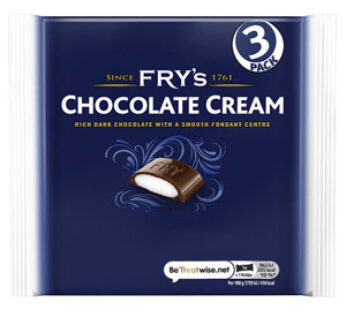 Frys Chocolate Cream 3pk 147g