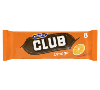 McVities Club Orange 8 Pack