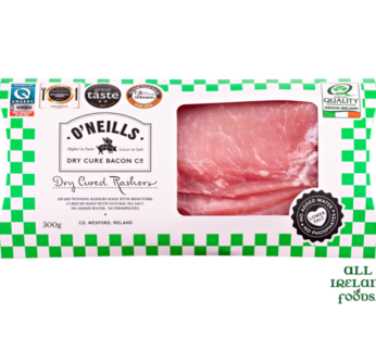 ONeills Bacon Dry Cured Irish Back Rashers 300g
