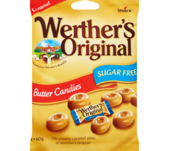 Werthers Original Sugar Free 80g