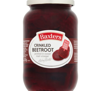 Baxters Beetroot Crinkled Cut 340g (Vibrant and Flavorful)