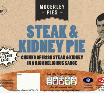 Mogerley Pies Steak and Kidney Pie 190g