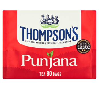 Thompsons Punjana 80 Bags (Beautifully Rounded, Light and Bright)