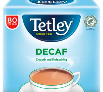 Tetley Decaf Tea – 80 Bags (Great and Refreshing, The Perfect Brew)