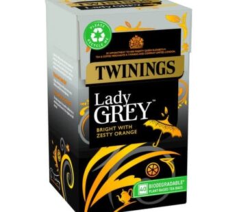 Twinings Lady Grey 40 Bags (Light and Fruity, Tasty and Bright) Great Brew