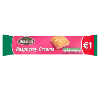 Bolands Raspberry Creams 125g