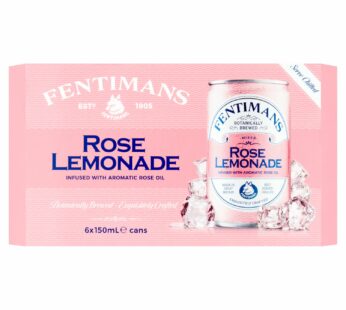Fentimans Rose Lemonade 6 Pack Cans 150ml