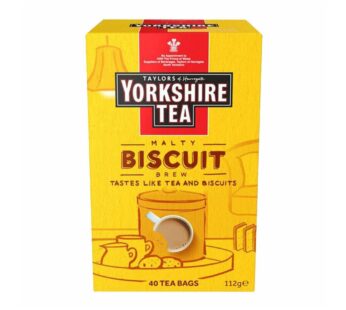 Taylors Yorkshire Malty Biscuit Brew 40 Bags (Tasty Brew, Rich and Delicious)