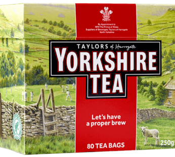Yorkshire Tea 80 Bags 250g (Proper Brew, Big on Flavour)