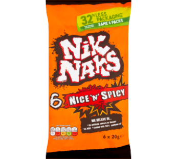 Nik Naks Nice N Spicy 6Pk