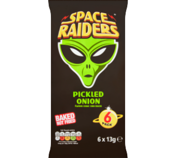 Space Raiders Pickled Onion 6 Pack