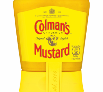 Colmans English Mustard Squeezy 150g (Iconic Flavour, Bold and Spicy)
