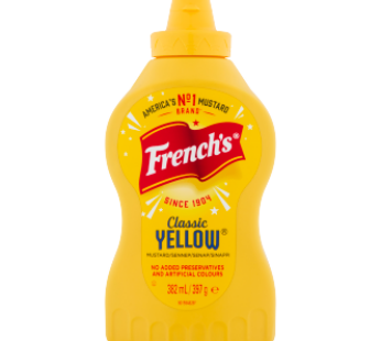 Frenchs Classic Yellow Mustard 397g (Bold Flavour, Vibrant Colour)