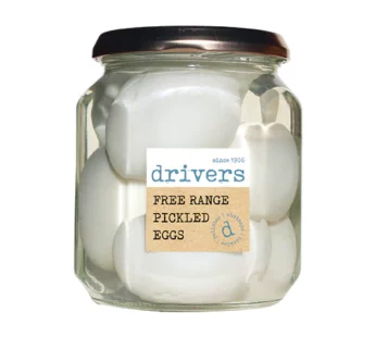 Drivers Free Range Pickled Eggs 550g (Creamy Richness, Aromatic Flavors)