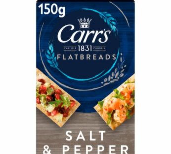 Carrs Flatbread Salt & Pepper Crackers 150g