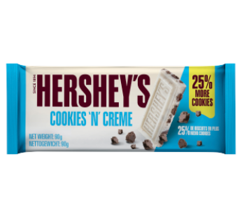 Hershey Cookies & Creme 90g