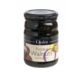Opies Pickled Walnuts in Spiced Vinegar 390g (Zesty Kick, Bold Flavour)