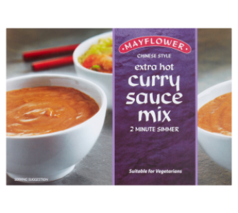 Mayflower Chinese Style Extra Hot Curry Sauce Mix 255G (Exotic Flavour, Smooth and Creamy)
