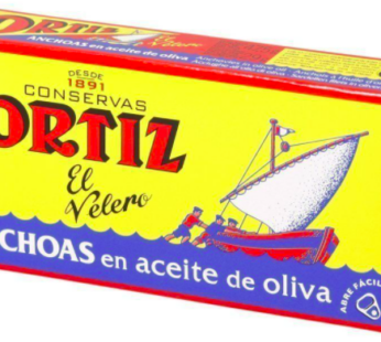 Ortiz Anchovies in Olive Oil 47.5g (Rich, Salty and Full of Flavour)