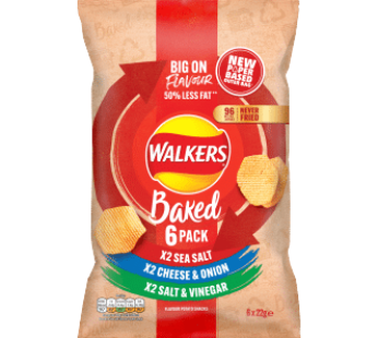 Walkers Baked Variety 6 Pack 150g