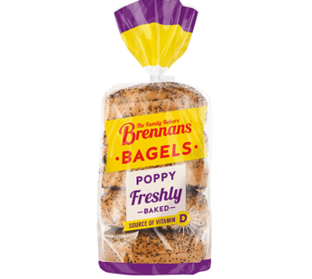 Brennans Bagels Poppy Seed 425g