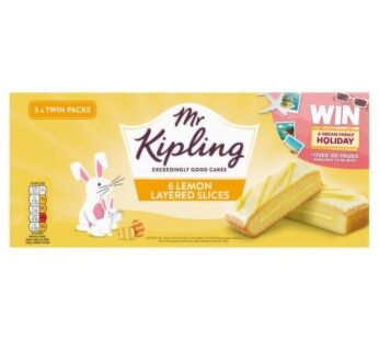 Mr Kipling Lemon Layered Slices 6pk 198g